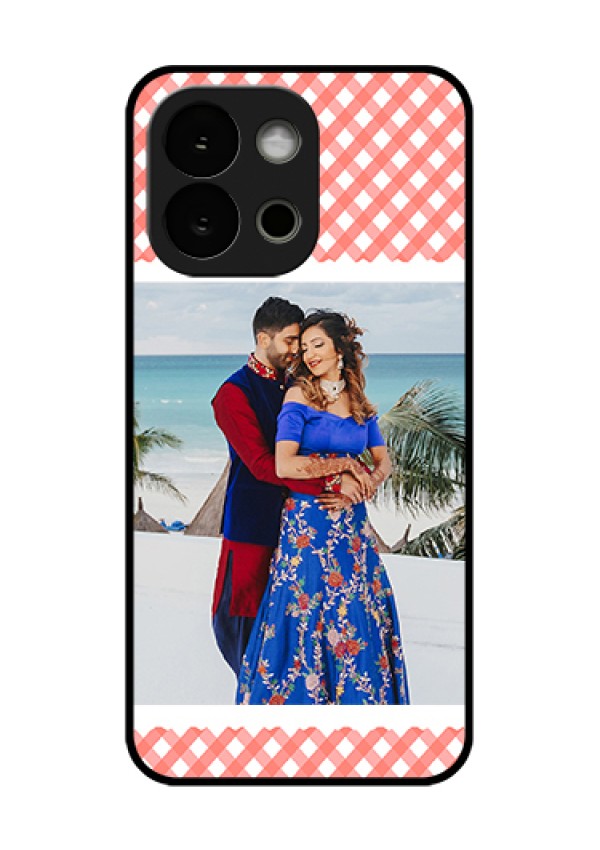 OnePlus 13s 5G Custom Glass Phone Case - Pink Pattern Design