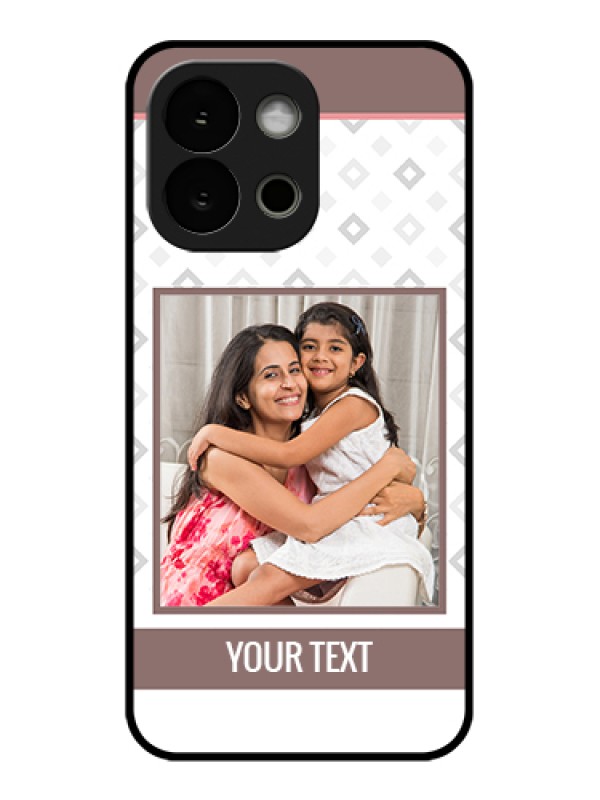 Custom OnePlus 13s 5G Custom Glass Phone Case - Simple Diamond Design