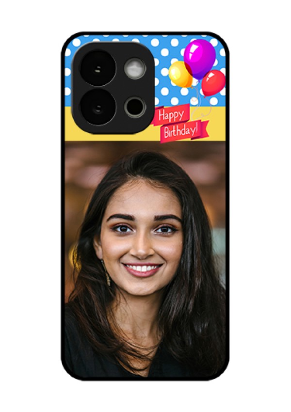 OnePlus 13s 5G Custom Glass Phone Case - Happy Birthday Design