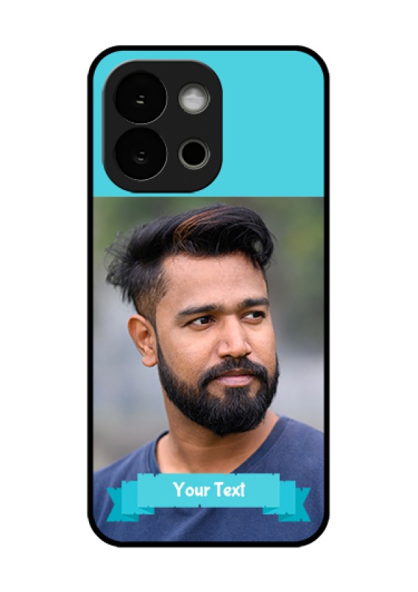 OnePlus 13s 5G Custom Glass Phone Case - Blue Color Design