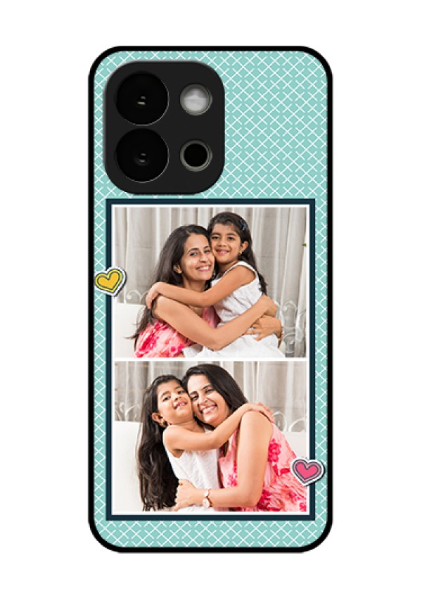 OnePlus 13s 5G Custom Glass Phone Case - 2 Image Holder With Pattern Design