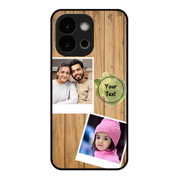 OnePlus 13s 5G Custom Glass Phone Case - Wooden Texture Design