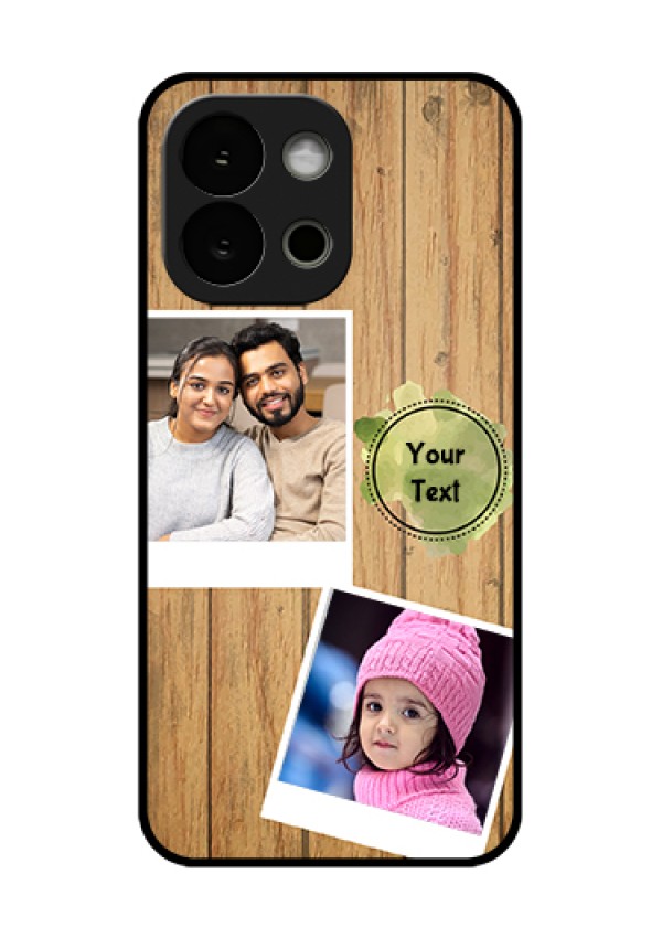 OnePlus 13s 5G Custom Glass Phone Case - Wooden Texture Design