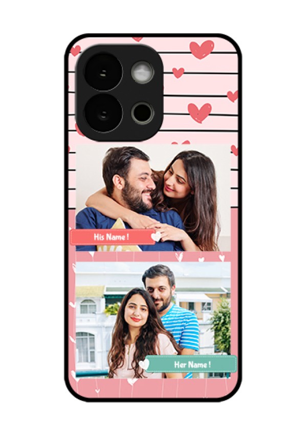 OnePlus 13s 5G Custom Glass Phone Case - Photo With Heart Design