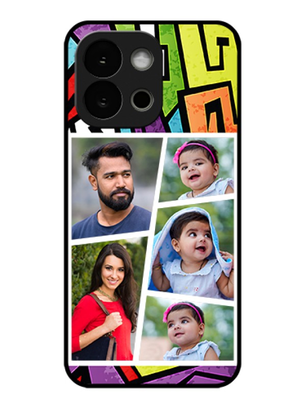 Custom OnePlus 13s 5G Custom Glass Phone Case - Graffiti Pattern Design