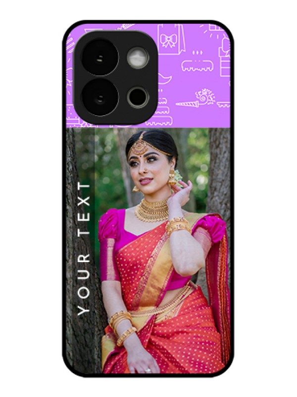 Custom OnePlus 13s 5G Custom Glass Phone Case - Birthday Icons Design