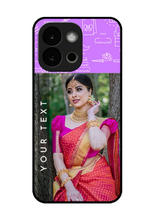 OnePlus 13s 5G Custom Glass Phone Case - Birthday Icons Design