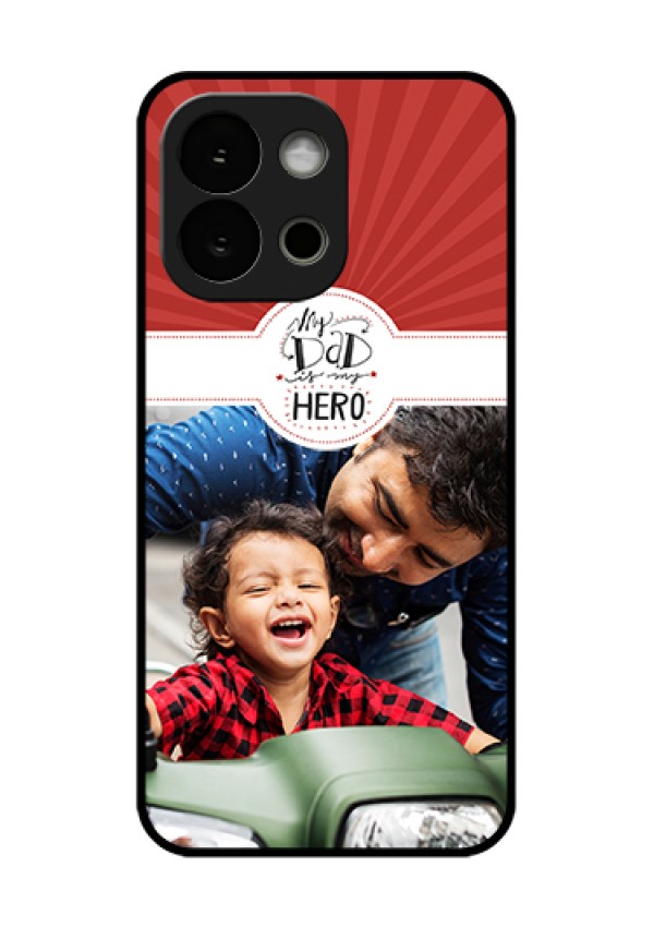 OnePlus 13s 5G Custom Glass Phone Case - My Dad Hero Design