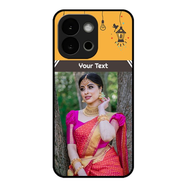 OnePlus 13s 5G Custom Glass Phone Case - With Family Picture And Icons OnePlus 13s 5G Custom Glass Phone Case - With Family Picture And Icons
