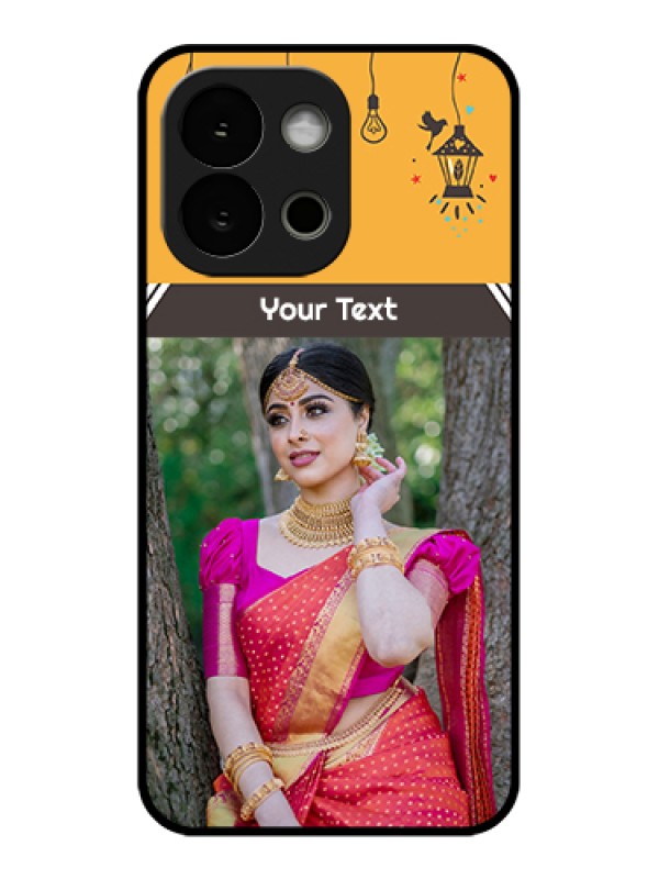 Custom OnePlus 13s 5G Custom Glass Phone Case - With Family Picture And Icons