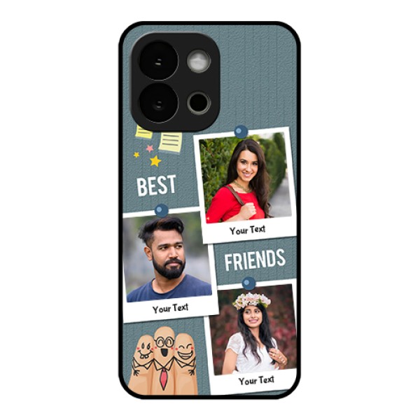 OnePlus 13s 5G Custom Glass Phone Case - Sticky Frames And Friendship Design OnePlus 13s 5G Custom Glass Phone Case - Sticky Frames And Friendship Design