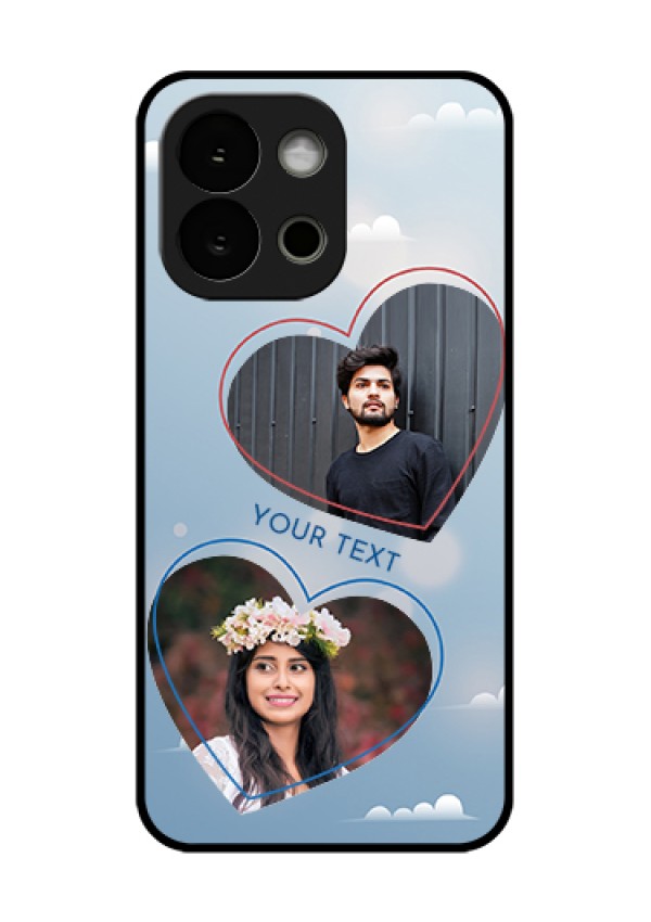 OnePlus 13s 5G Custom Glass Phone Case - Blue Color Couple Design