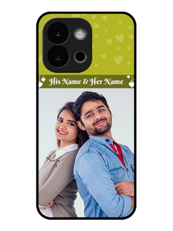 Custom OnePlus 13s 5G Custom Glass Phone Case - You & Me Heart Design