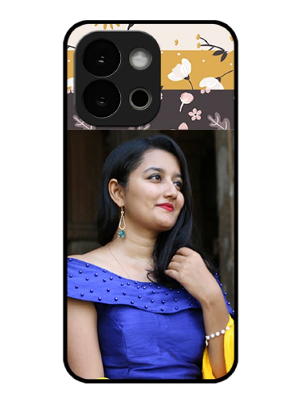 Custom OnePlus 13s 5G Custom Glass Phone Case - Stylish Floral Design