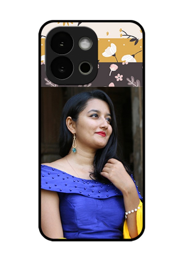 OnePlus 13s 5G Custom Glass Phone Case - Stylish Floral Design