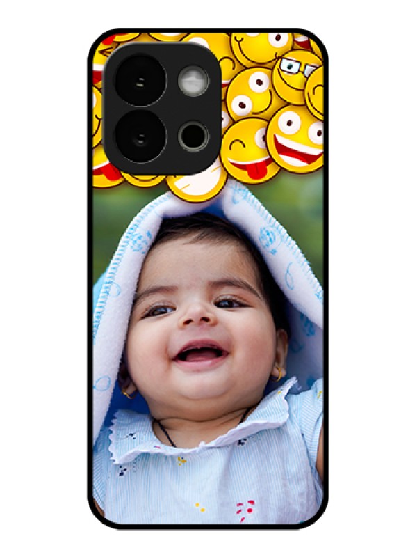 Custom OnePlus 13s 5G Custom Glass Phone Case - With Smiley Emoji Design