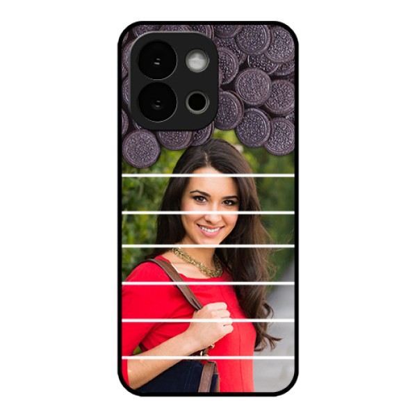 OnePlus 13s 5G Custom Glass Phone Case - With Oreo Biscuit Design OnePlus 13s 5G Custom Glass Phone Case - With Oreo Biscuit Design