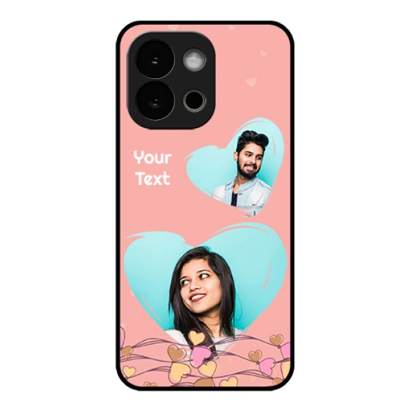 OnePlus 13s 5G Custom Glass Phone Case - Love Doodle Design
