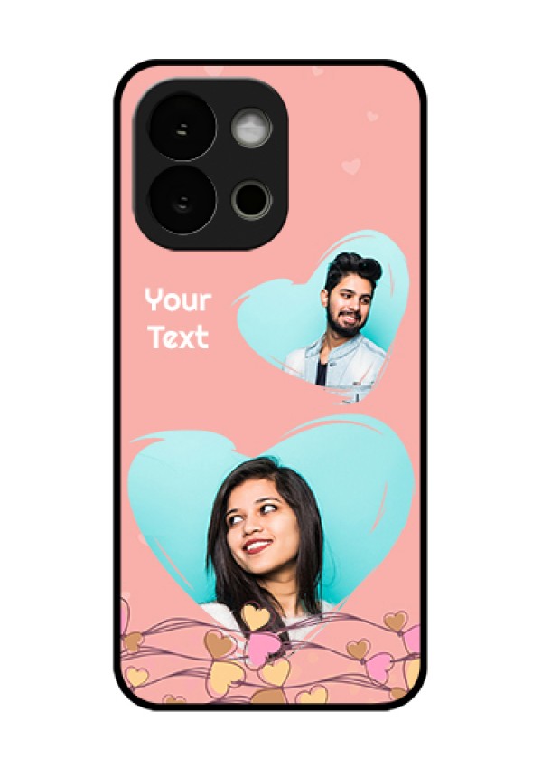 OnePlus 13s 5G Custom Glass Phone Case - Love Doodle Design