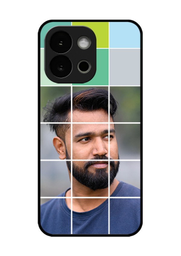 OnePlus 13s 5G Custom Glass Phone Case - With White Box Pattern