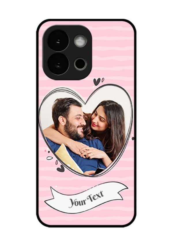 OnePlus 13s 5G Custom Glass Phone Case - Vintage Heart Design