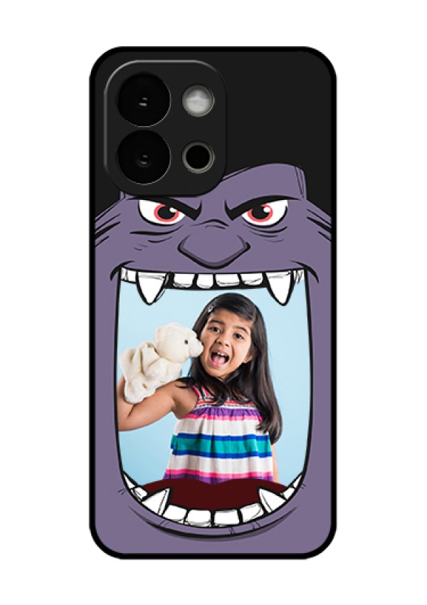OnePlus 13s 5G Custom Glass Phone Case - Angry Monster Design