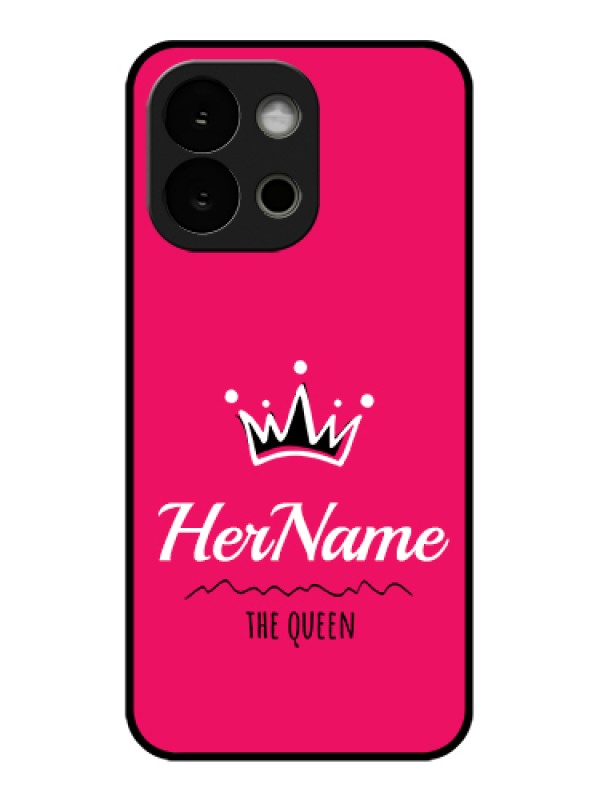 Custom OnePlus 13s 5G Custom Glass Phone Case - Queen With Name Design