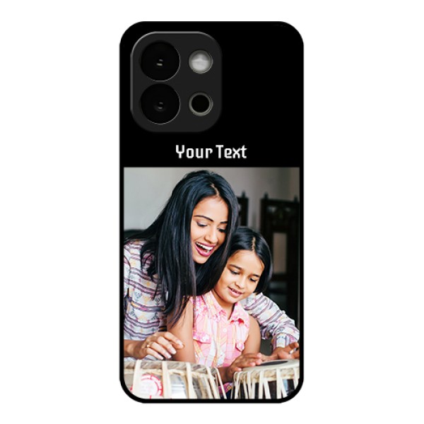 OnePlus 13s 5G Custom Glass Phone Case - Photo With Name Design OnePlus 13s 5G Custom Glass Phone Case - Photo With Name Design