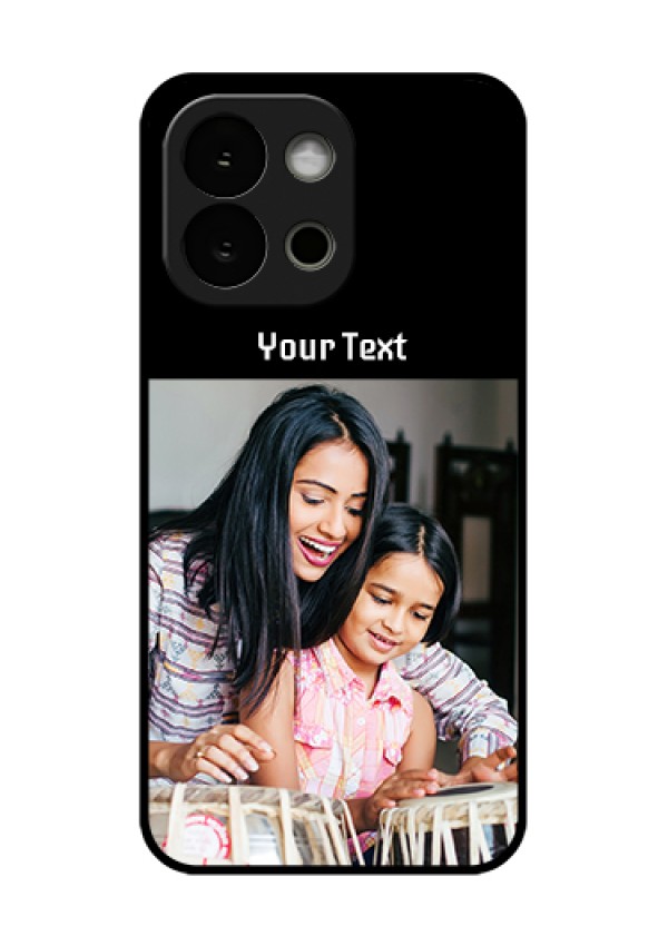 OnePlus 13s 5G Custom Glass Phone Case - Photo With Name Design