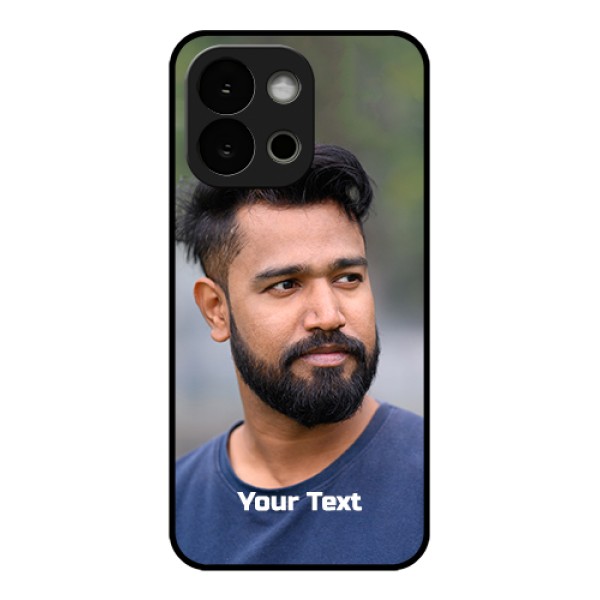OnePlus 13s 5G Custom Glass Phone Case - Photo With Text Design