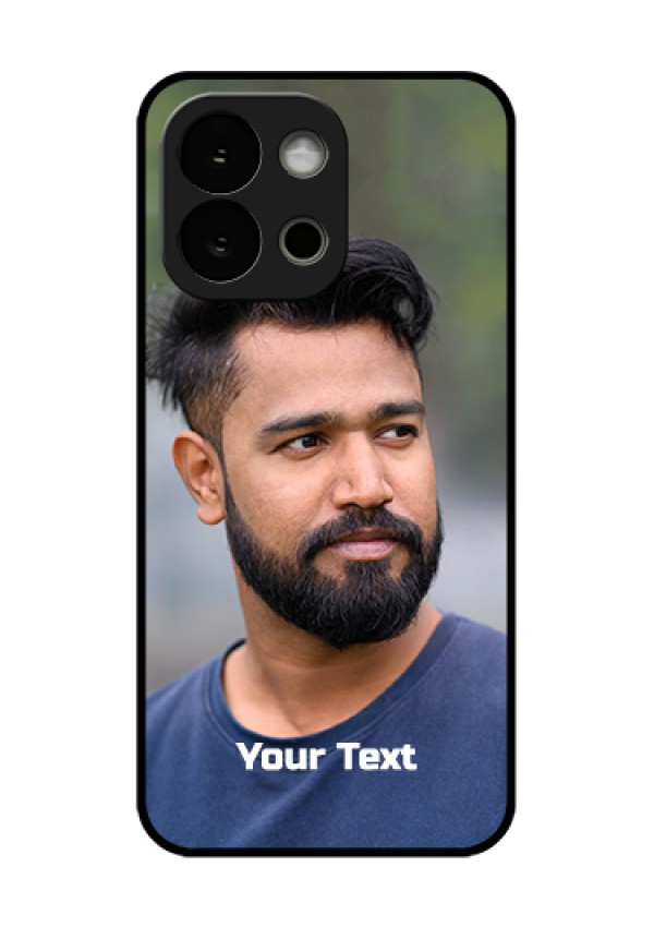 OnePlus 13s 5G Custom Glass Phone Case - Photo With Text Design
