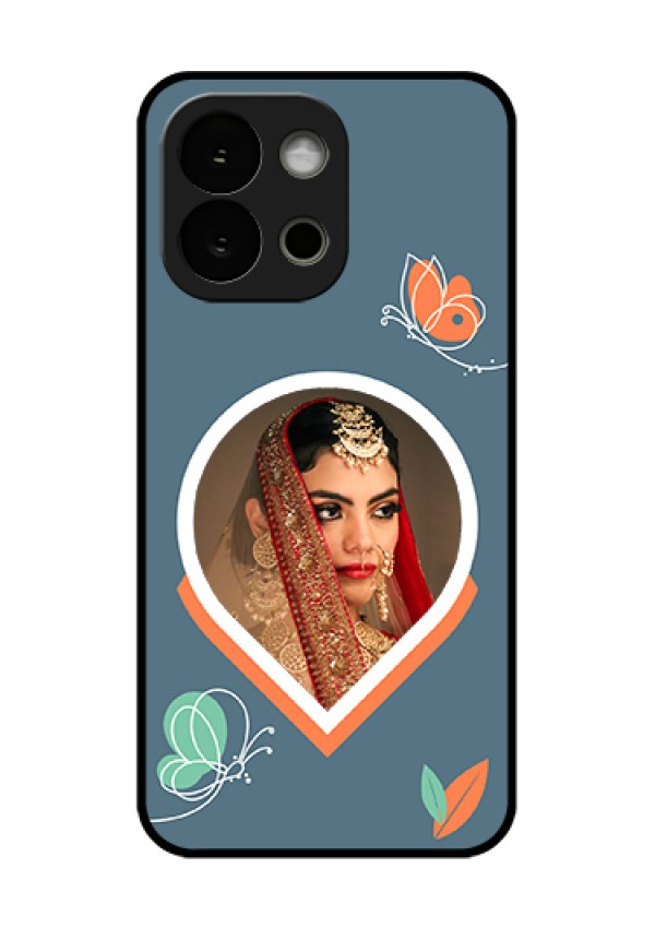 OnePlus 13s 5G Custom Glass Phone Case - Droplet Butterflies Design