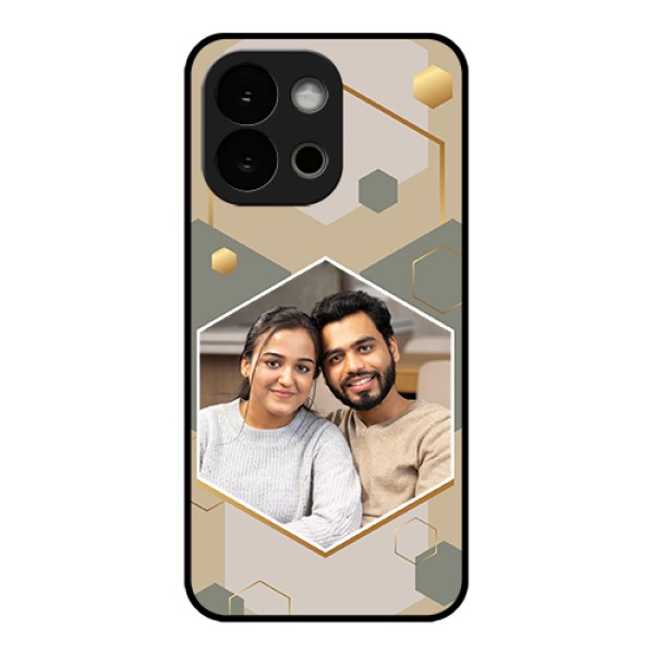 OnePlus 13s 5G Custom Glass Phone Case - Stylish Hexagon Pattern Design OnePlus 13s 5G Custom Glass Phone Case - Stylish Hexagon Pattern Design