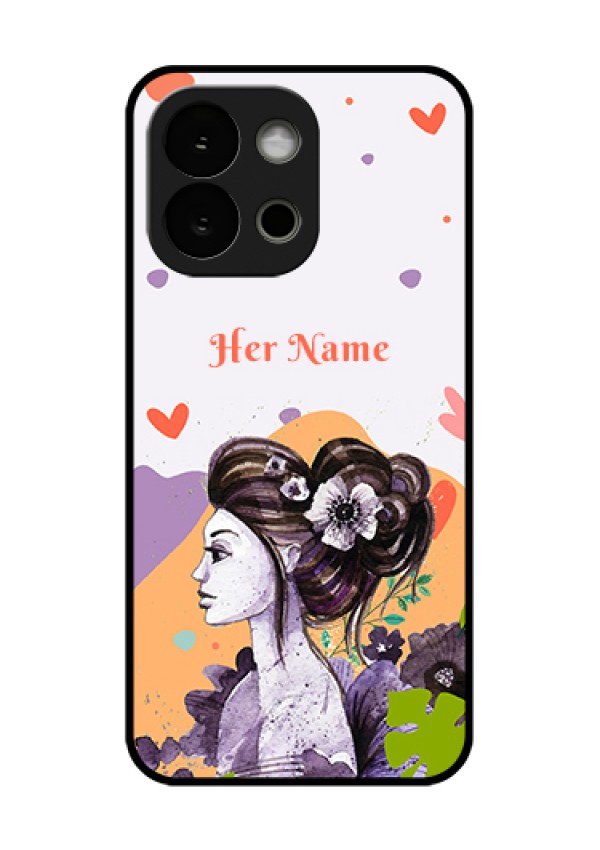 OnePlus 13s 5G Custom Glass Phone Case - Woman And Nature Design