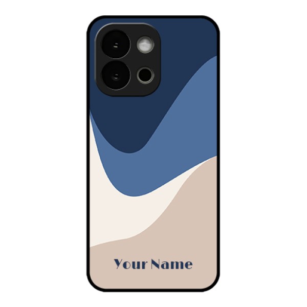 OnePlus 13s 5G Custom Glass Phone Case - Abstract Drip Art Design