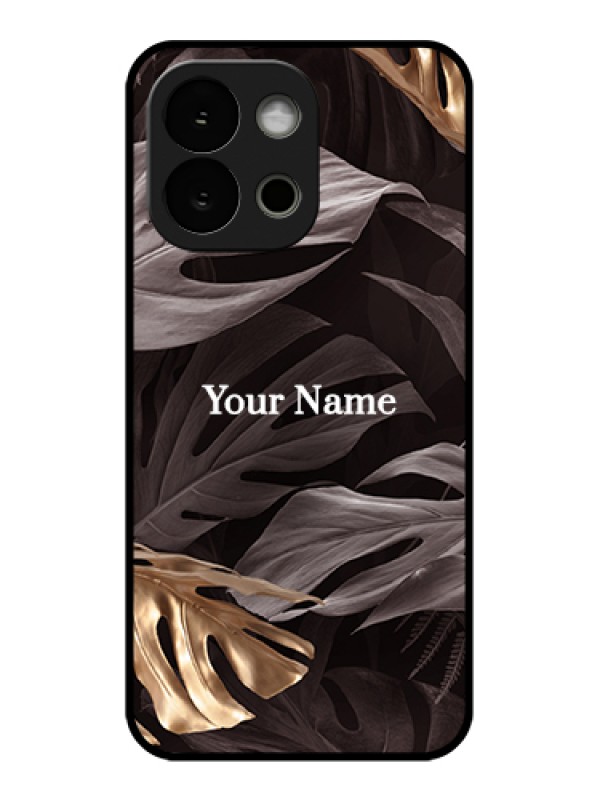 Custom OnePlus 13s 5G Custom Glass Phone Case - Wild Leaves Digital Paint Design