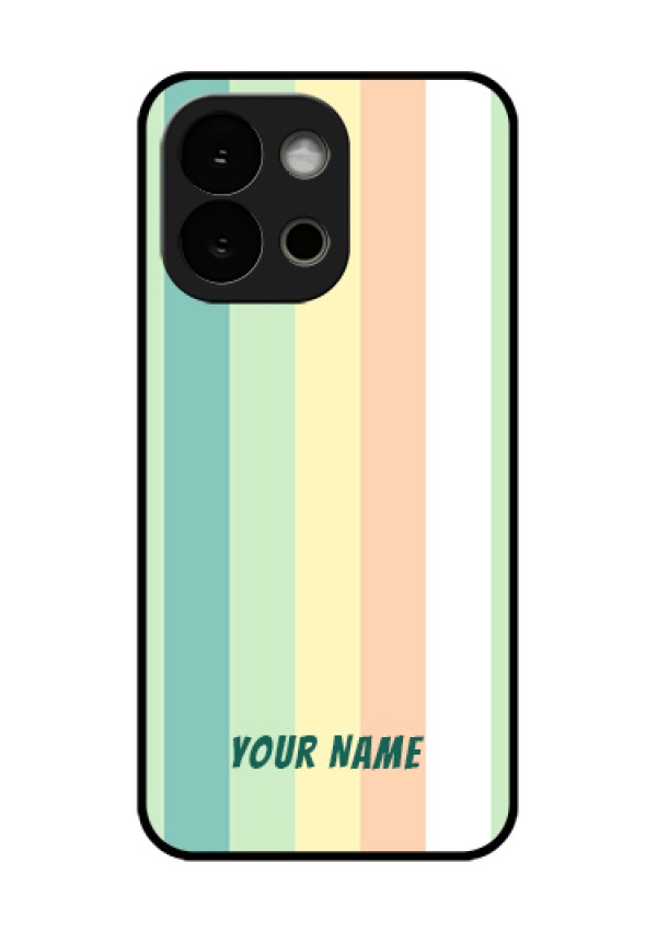 OnePlus 13s 5G Custom Glass Phone Case - Multi - Colour Stripes Design