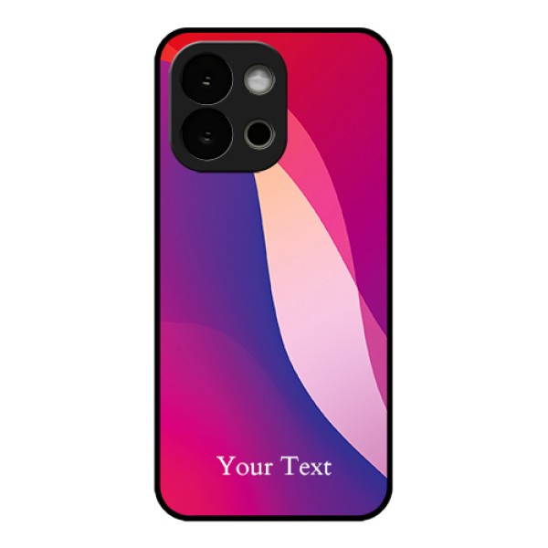 OnePlus 13s 5G Custom Glass Phone Case - Digital Abstract Overlap Design OnePlus 13s 5G Custom Glass Phone Case - Digital Abstract Overlap Design