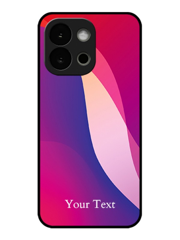 Custom OnePlus 13s 5G Custom Glass Phone Case - Digital Abstract Overlap Design