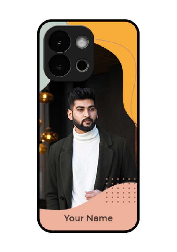 OnePlus 13s 5G Custom Glass Phone Case - Tri - Coloured Overlay Design