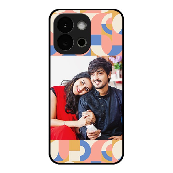 OnePlus 13s 5G Custom Glass Phone Case - Semi - Circle Maze Pattern Design OnePlus 13s 5G Custom Glass Phone Case - Semi - Circle Maze Pattern Design