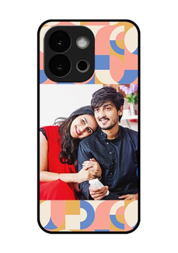 OnePlus 13s 5G Custom Glass Phone Case - Semi - Circle Maze Pattern Design