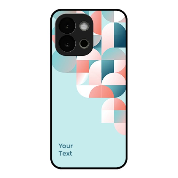OnePlus 13s 5G Custom Glass Phone Case - Stylish Semi - Circle Pattern Design OnePlus 13s 5G Custom Glass Phone Case - Stylish Semi - Circle Pattern Design