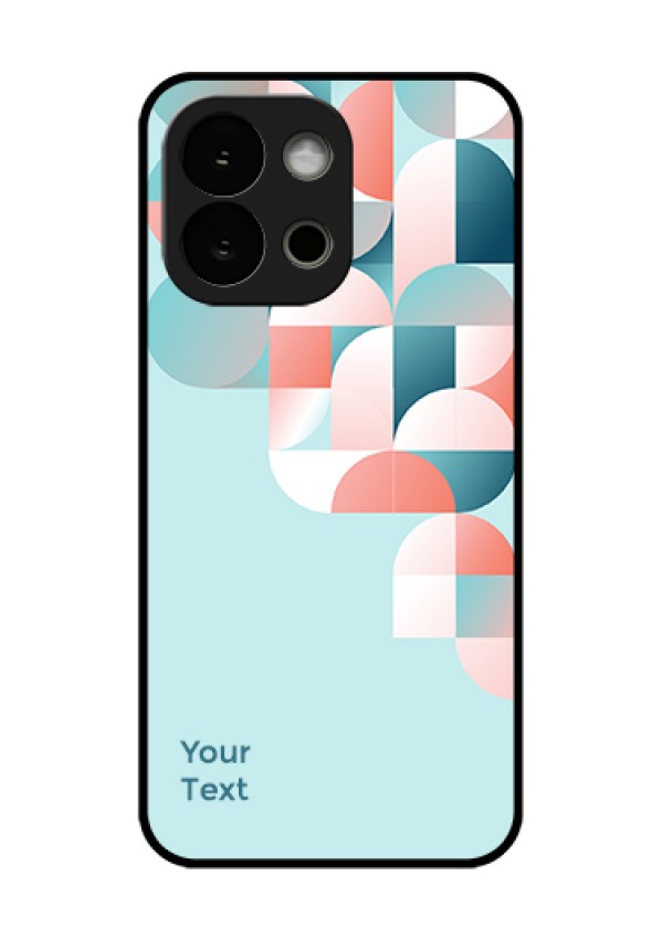 OnePlus 13s 5G Custom Glass Phone Case - Stylish Semi - Circle Pattern Design