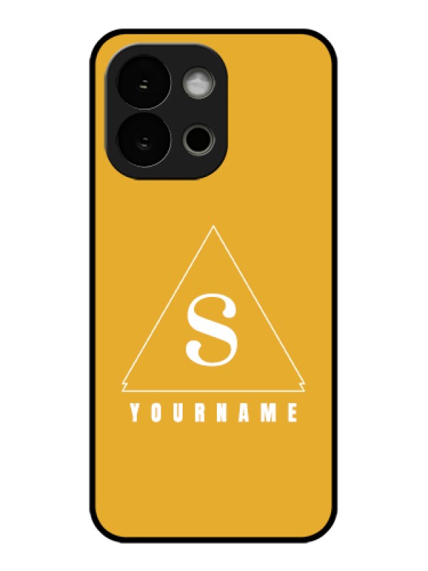 Custom OnePlus 13s 5G Custom Glass Phone Case - Simple Triangle Design