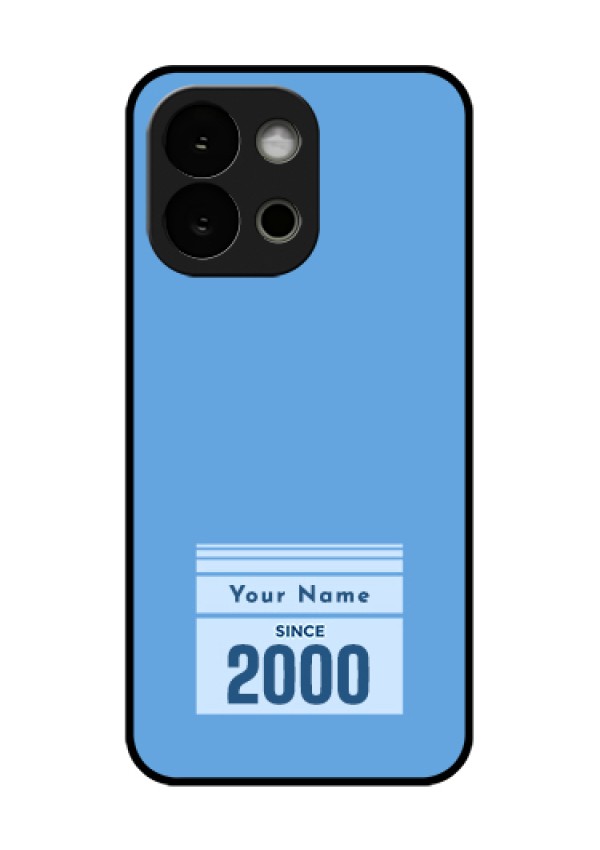 OnePlus 13s 5G Custom Glass Phone Case - Custom Year Of Birth Design