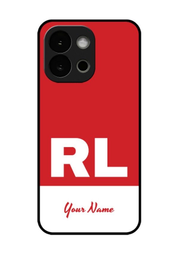 OnePlus 13s 5G Custom Glass Phone Case - Dual Tone Custom Text Design