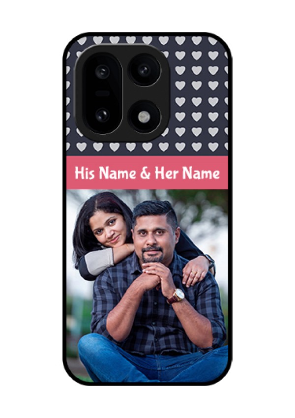 OnePlus 15 5G Custom Glass Phone Case - Love Symbols Design