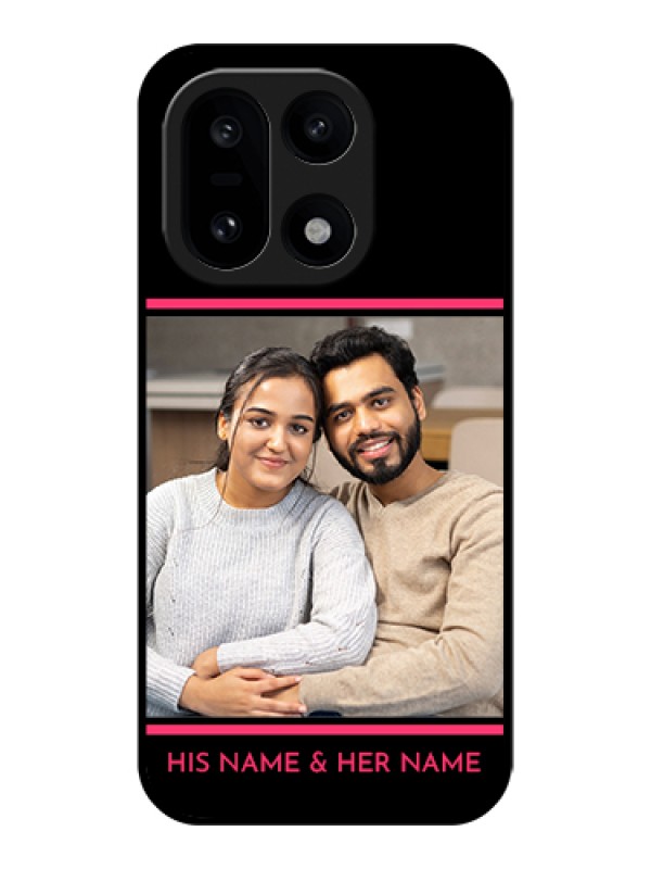 Custom OnePlus 15 5G Custom Glass Phone Case - With Add Text Design