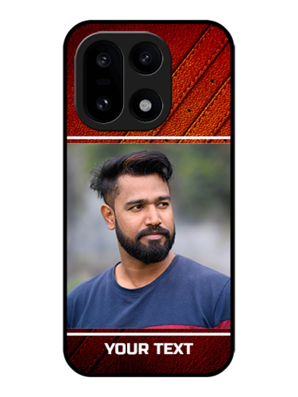 Custom OnePlus 15 5G Custom Glass Phone Case - Leather Phone Case Design